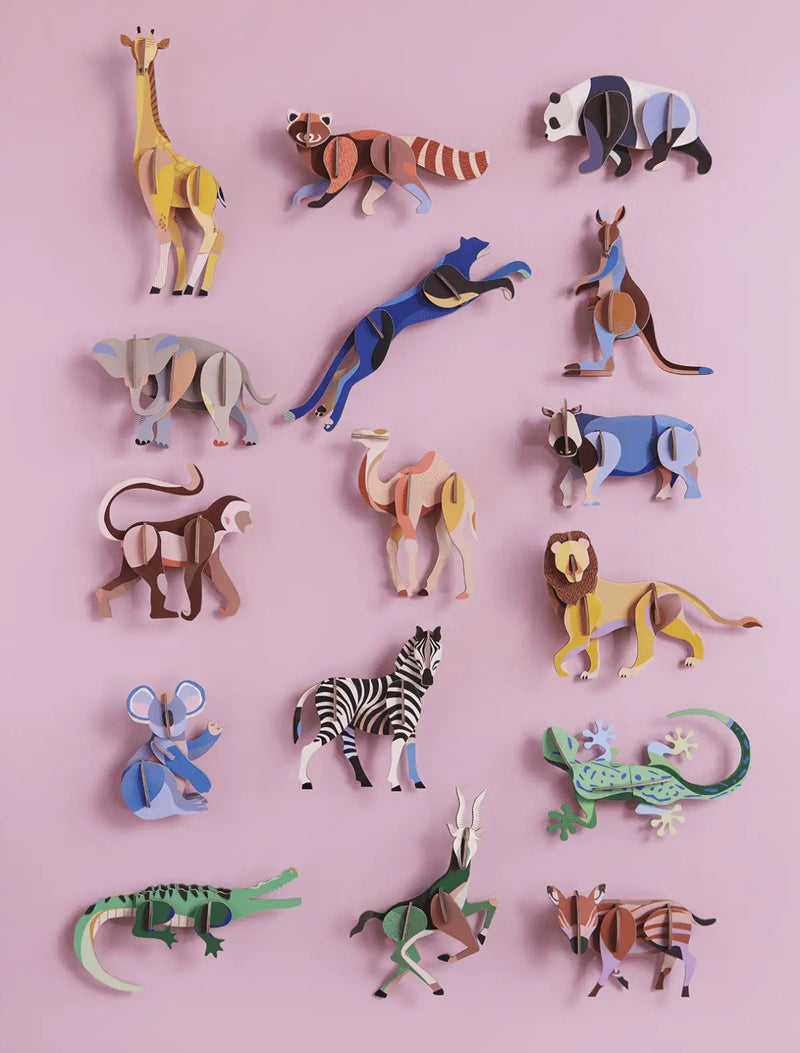 3D wilde Tiere