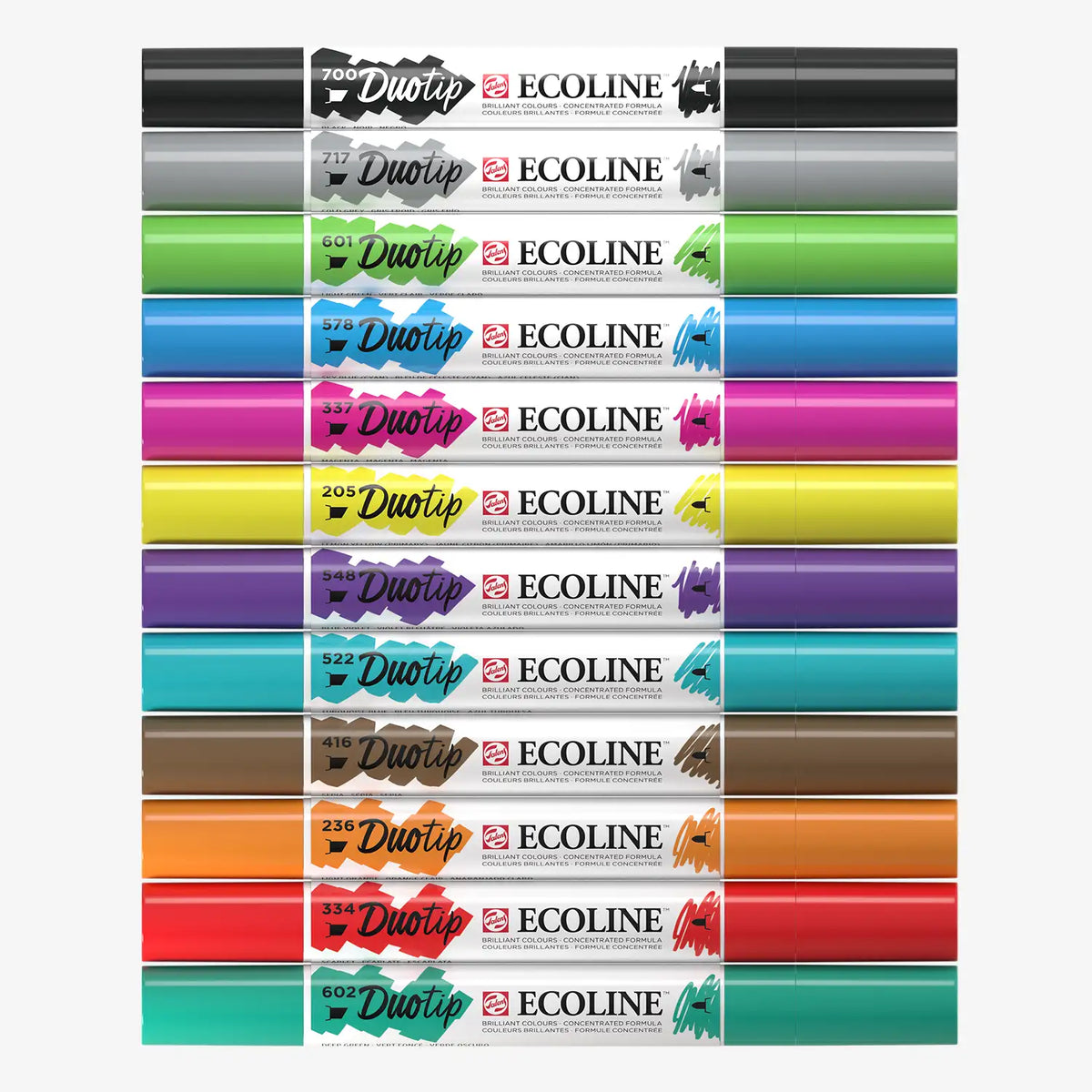 Ecoline-Duotip-Basic-Set-12-Stifte-mit-Kappe
