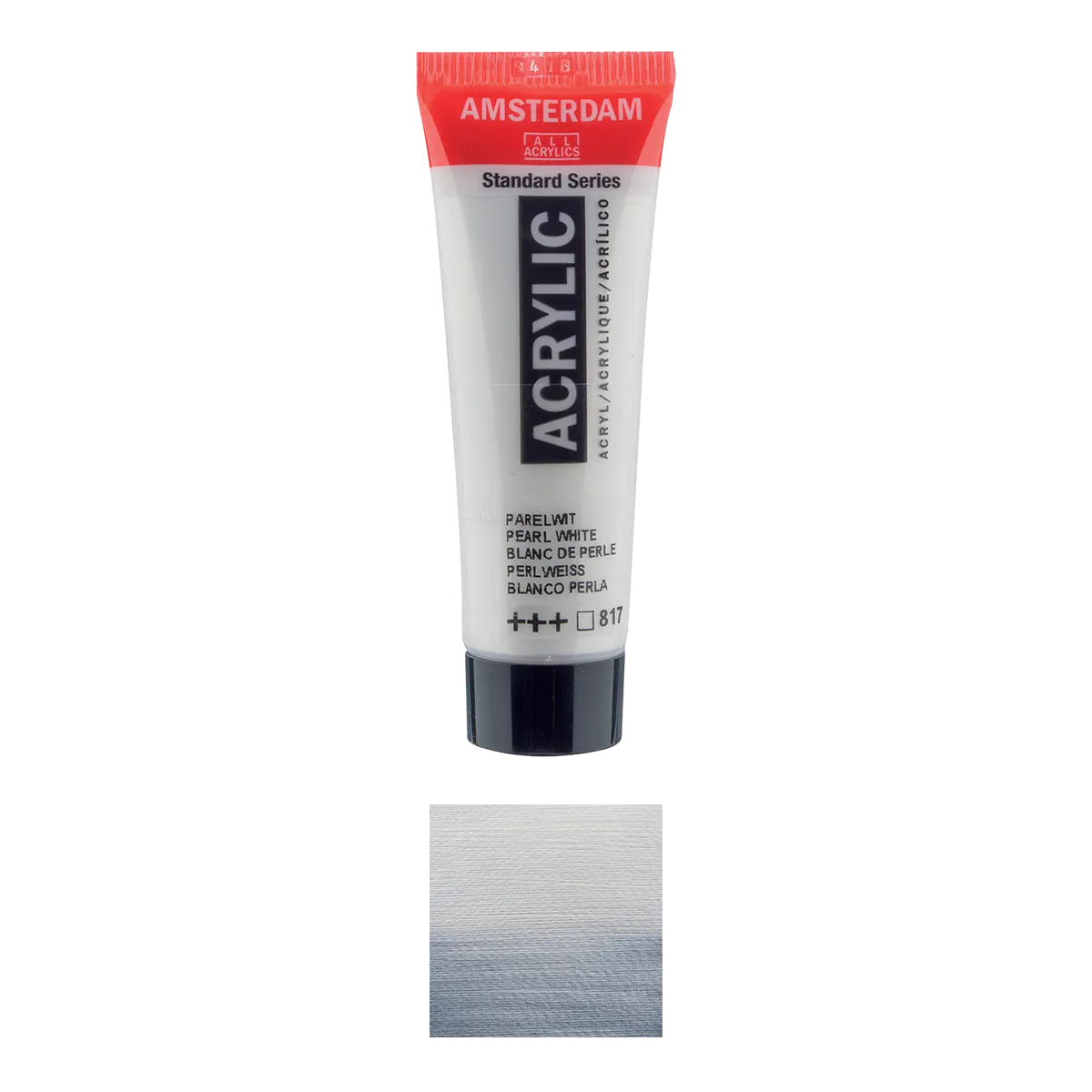 17048170_-transparent-Amsterdam_-Standard_-Series-_Acrylfarbe-_Tube-_20_ml-_Perlweiss_-817-Produktansicht-und-Farbkarte