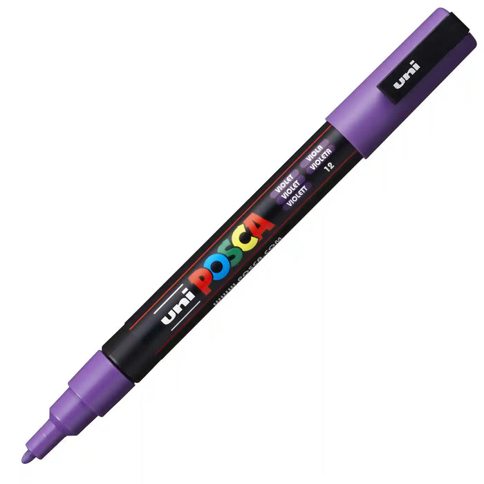 POSCA / PC-3M / violett / Acrylmarker / UNI