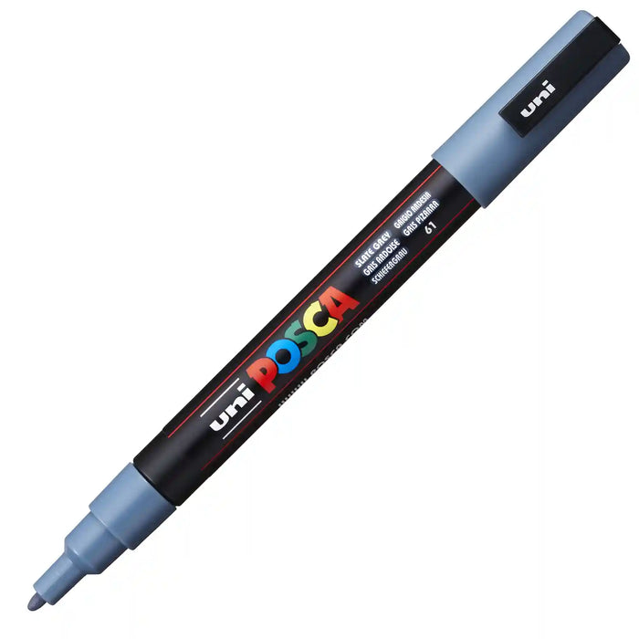 POSCA / PC-3M / schiefergrau / Acrylmarker / UNI