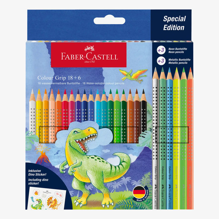 Buntstift Colour Grip / Special Edition Dino / 24er