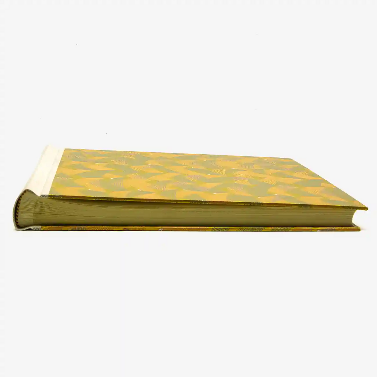 30x30cm-60Seiten-Creme-Fotoalbum-cover-Chiyogami-Motiv-Saitenspiel-Gold-von-vorn-ligend