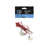 3D Papiermodell / Tintenfisch
