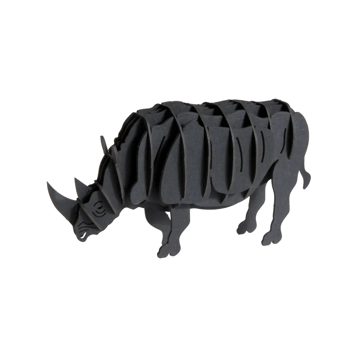 3DPapiermodell-Nashorn-Fridolin-Spezialkarton-Gelasert-aufgebaut-Produktansicht
