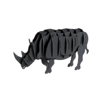 3DPapiermodell-Nashorn-Fridolin-Spezialkarton-Gelasert-aufgebaut-Produktansicht