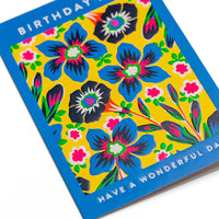 Klappkarte-Format-A6-109x155mm-Designer-Hanna-Werning-Motiv-Gladio-Birthday-Joy-Have-a-Wonderful-Day-zoom