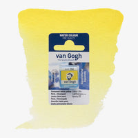 VanGogh_feste-Aquarellfarbe-im-halben-Naepfchen-auf-Farbkarte-Farbfamilie-Gelb-FArbe-Permanent-_Zitronengelb-_Primaer_-254