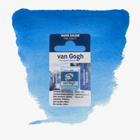 VanGogh_feste-Aquarellfarbe-im-halben-Naepfchen-auf-Farbkarte-Farbfamilie-Blau-FArbe_Cerulean-_Blau_-_Phthalo_-535