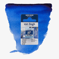 VanGogh_feste-Aquarellfarbe-im-halben-Naepfchen-auf-Farbkarte-Farbfamilie-Blau-FArbe_Phthalo-_Blau-_Primaer_-570
