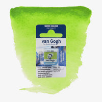 VanGogh_feste-Aquarellfarbe-im-halben-Naepfchen-auf-Farbkarte-Farbfamilie-Gruen-FArbe_Permanent-_Gelbgruen-633