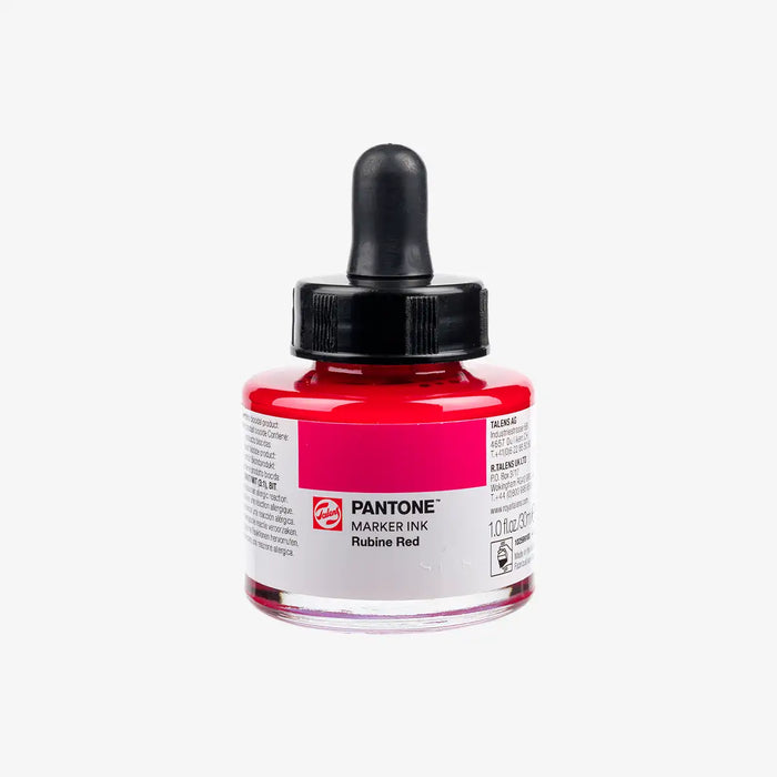 Talens-Pantone-Marker-Tinte-30-ml-Rubine-Red-Flasche-Produktansicht