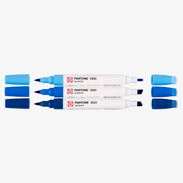 Pantone-Marker-3er-Set-blau-Stifte-mit-Kappe-offen1