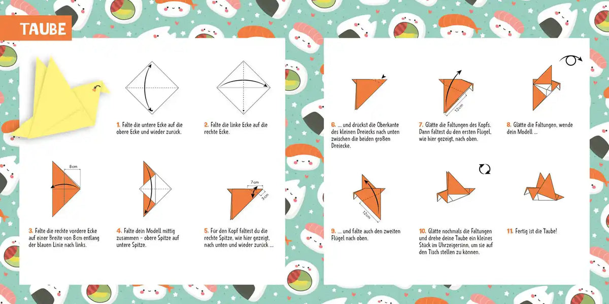 Origamipapier | EMF | 88 x Origami Kids | Kawaii