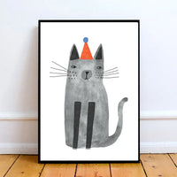 A4Print_CATINTHEHATprint_DariaSolakIllustration_gerahmt2