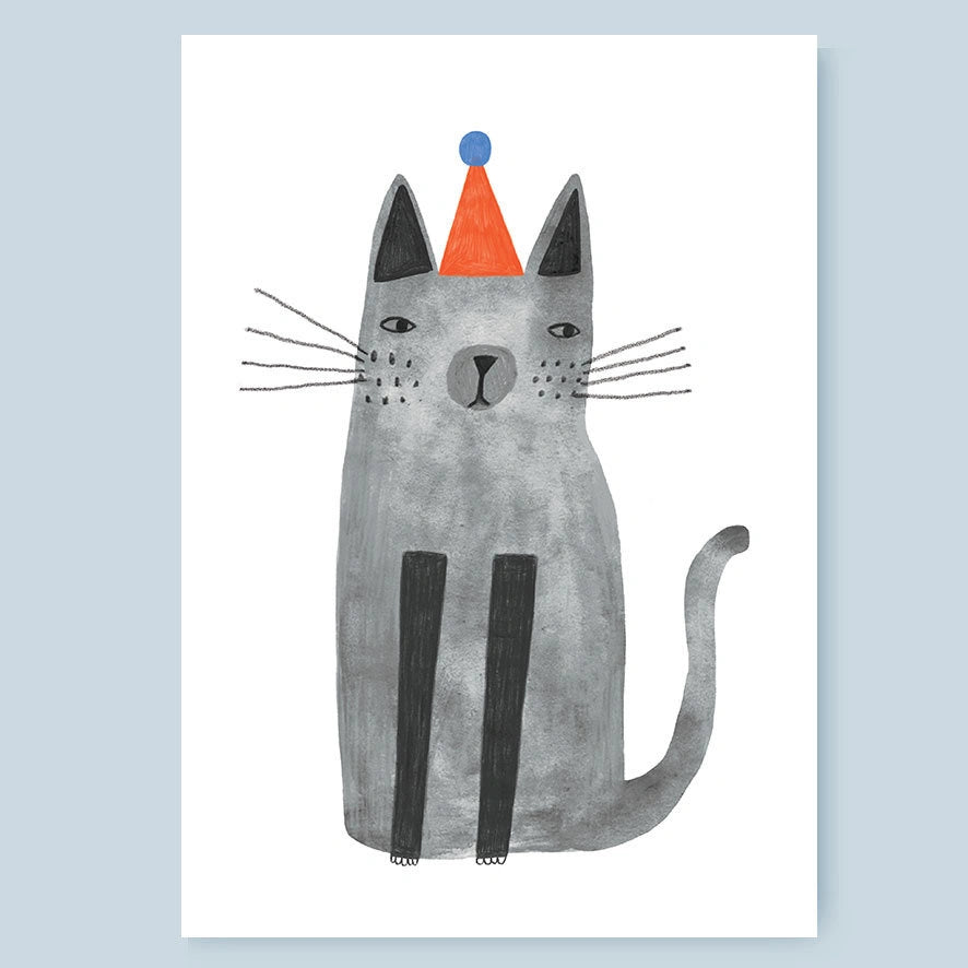 A4Print_CATINTHEHATprint_DariaSolakIllustration_ungerahmt_1
