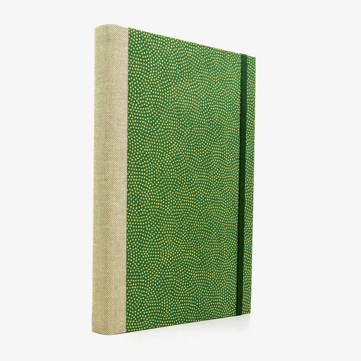 A5-blanko-dick-cover-chiyogami-Motiv-same-komone-gold-auf-gruen-seitlich-hinten