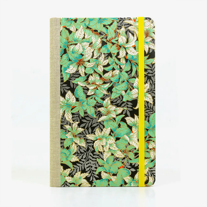 A5-dotted-small-chiyogami-cover-motiv-Busch-gruen-s