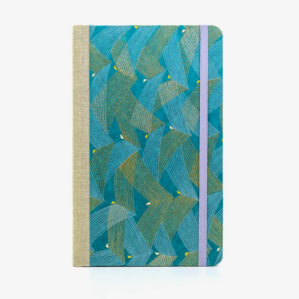A5-dotted-small-chiyogami-cover-motiv-saitenspiel-petrol-vorn