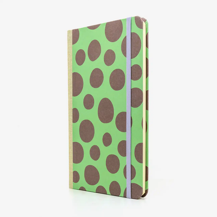 Notizbuch | dotted | 192 Seiten | A5small | Cover: Offset | Motiv: Dots auf grün