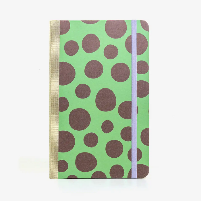 Notizbuch | dotted | 192 Seiten | A5small | Cover: Offset | Motiv: Dots auf grün