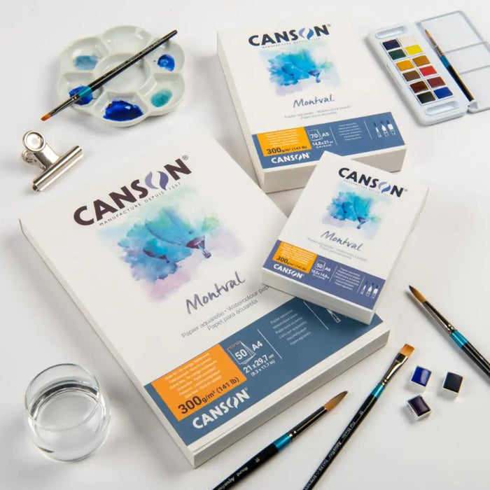 Aquarellblock-canson-montval-300grm-a4-50blatt-feine-koernung-cold-pressed-Ambient-2