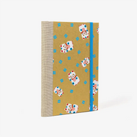 Aquarellskizzenbuch-17x12_2cm-32Seiten-100_Baumwolle-270g-mit-cover-Chiyogami-bezogen-Motiv-Winkekatze-gold-seitlich-hinten