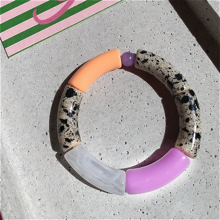 Armschmuck / Flieder Coral