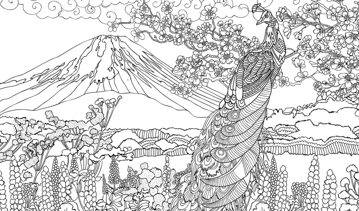 EMF | Ausmalbuch | Ausmalparadies – Sehnsuchtsort Japan