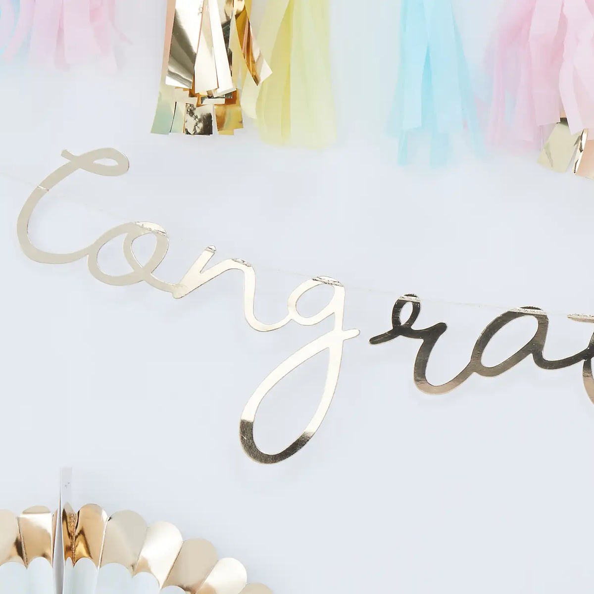Backdrop / Gold / Congratulations