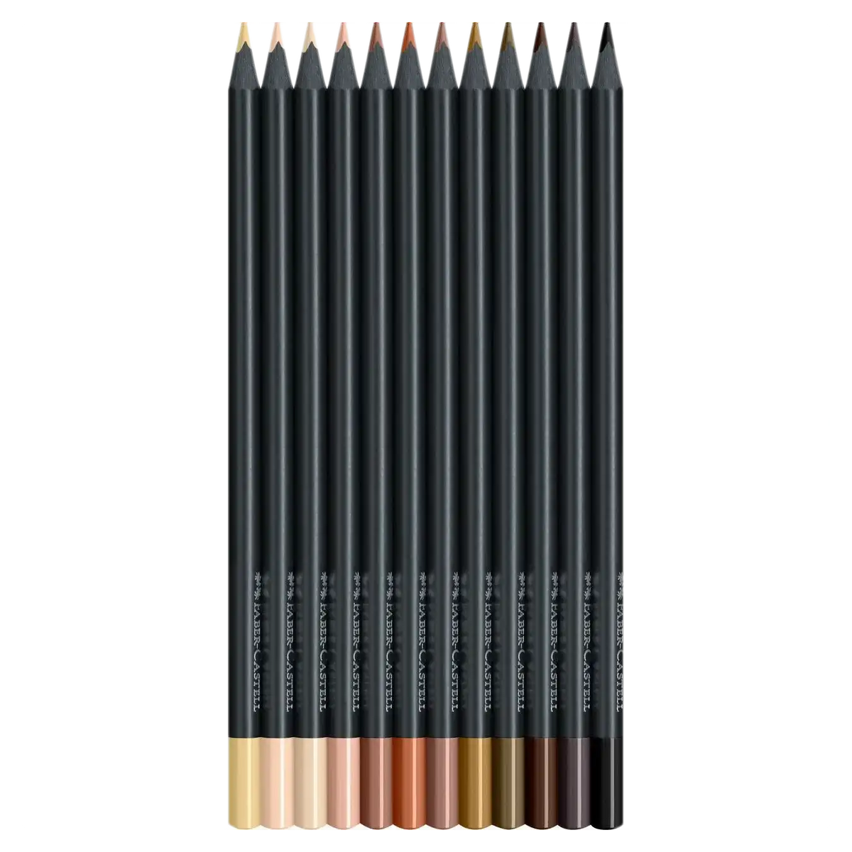 Black Edition / Buntstifte / Skin Tones / 12 Set / Faber Castell