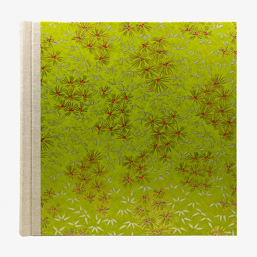 Blaupause-Fotolbum-30x30cm-Kiefern-Gold-100-Seiten-cover-von-vorn