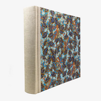 Blaupause-Fotolbum-30x30cm-Monstera-blau-100Seiten-cover-von-der-Seite