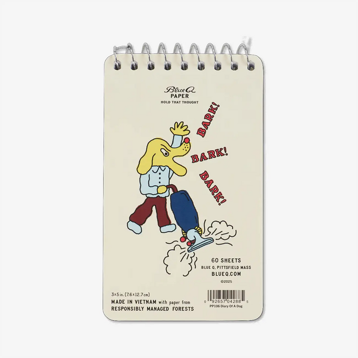 Blueq-Pocket-Notizblock-Diary-Of-_A-Dog-127x76mm-Cover-hinten