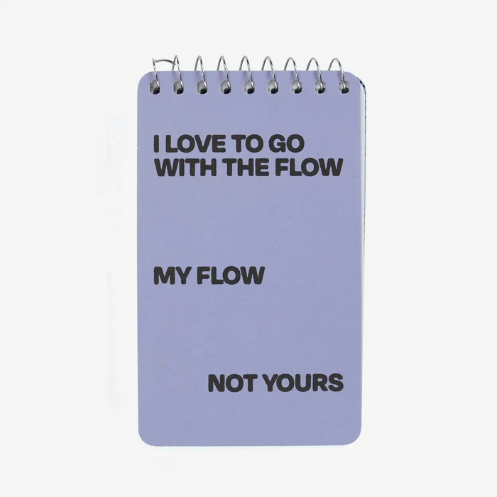 Blueq-Pocket-Notizblock-Go-with-the-Flow-127x76mm-Cover-vorn