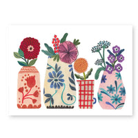 Poster / Plakat / A4 / Blumen und VASEN