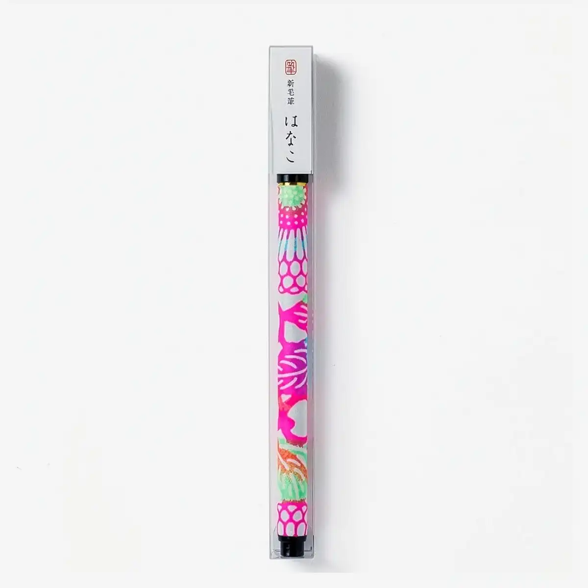 Brush-Pen-neon-4-SHOGADO-schwarz-tinte-18cm-produkt-in-Verpackung