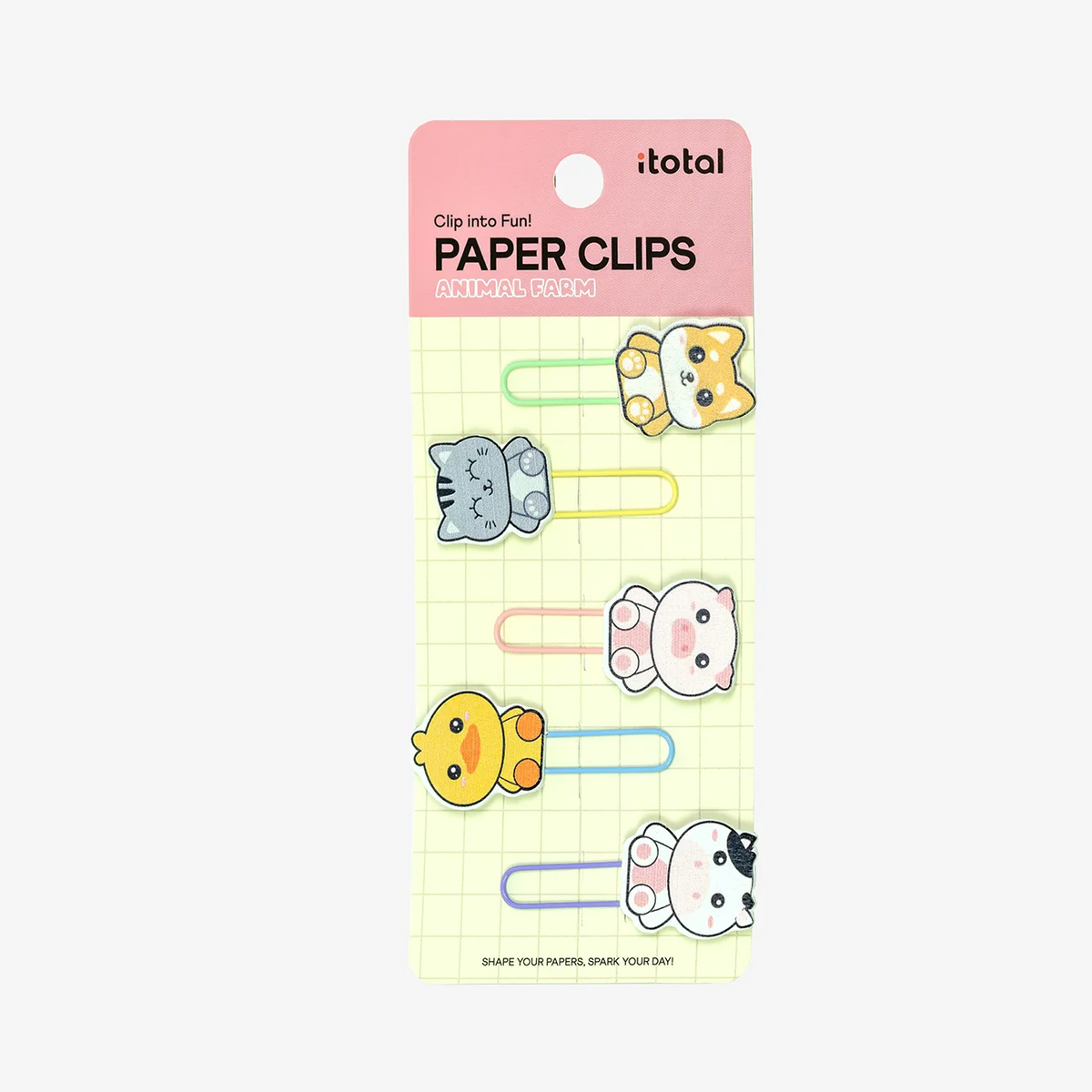 Paper Clip | Clip into fun | Animal Farm | 5er Set