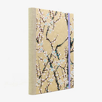 Bulletjournal-notizbuch-A5-224Seiten-cover-mit-Chiyogami-bezogen-Motiv-Kirschbluetenzweige-auf-gold-cover-seitlich-von-hinten