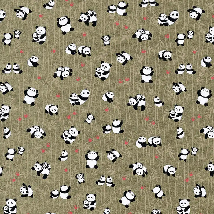 Chiyogami-Papier-1066C-Pandas-Gold-Ausschnitt-1