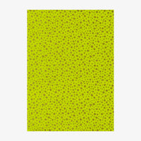 Chiyogami-Papier-Floral-Bogen-845C-golden-Dots-green-Ausschnitt-2