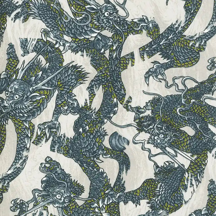 Chiyogami-Papier-Traditional-1076C-Dragon-gray-Ausschnitt-1