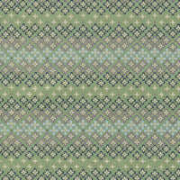 Chiyogami Papier | Geometric, Floral | Bogen 1037C Blütenpattern 1 grün