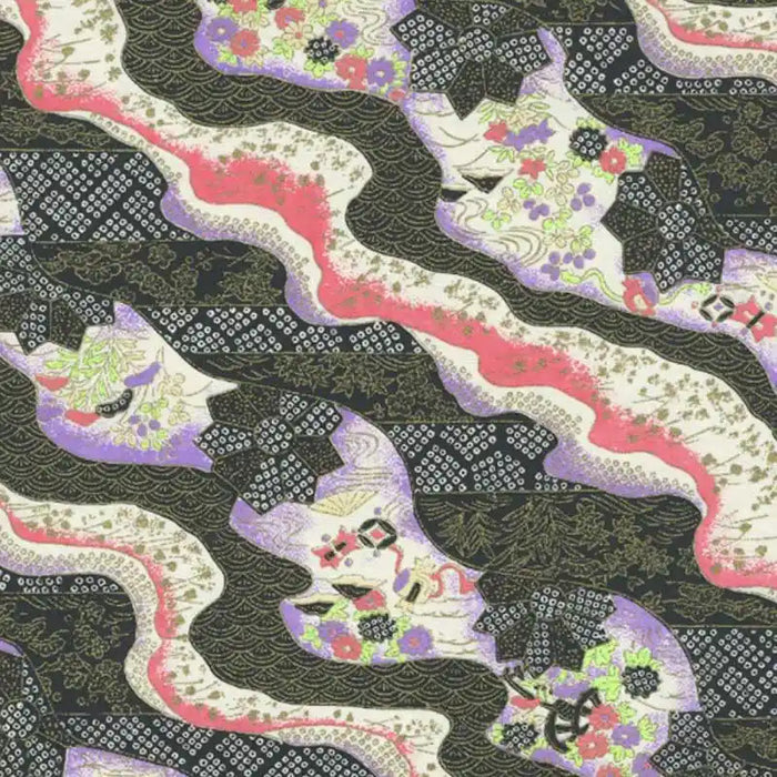 Chiyogami-Papier-botanical-floral-396C-Wasserlandschaft-gold-pink-Ausschnitt-1