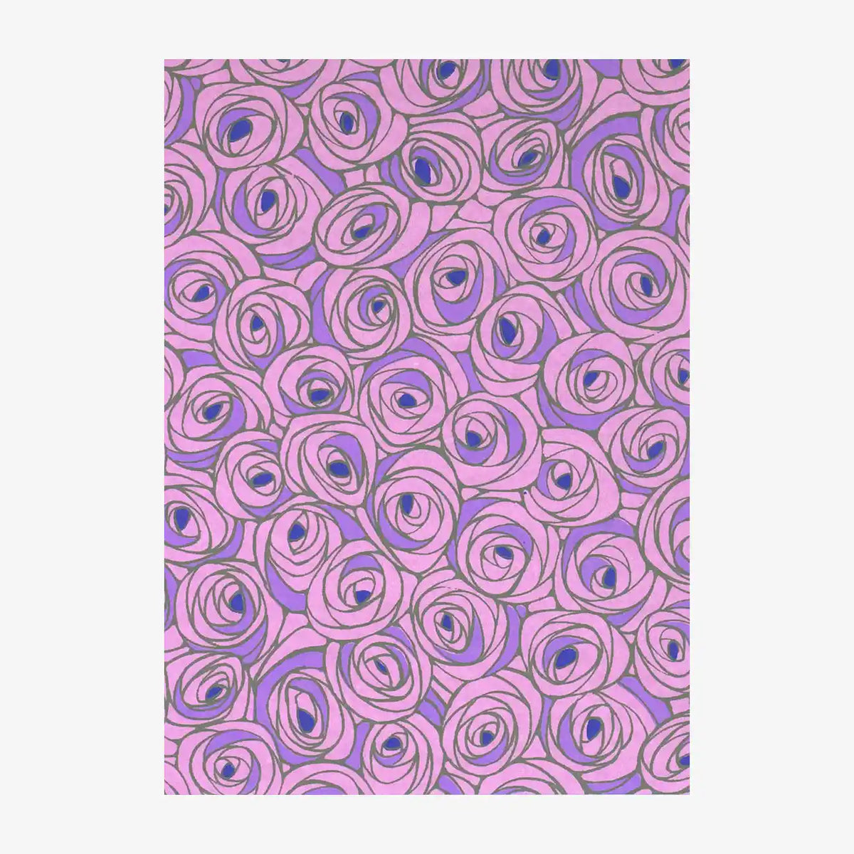 Chiyogami-Papier-floral-376C-Blume-Pink-purple-Ausschnitt-2