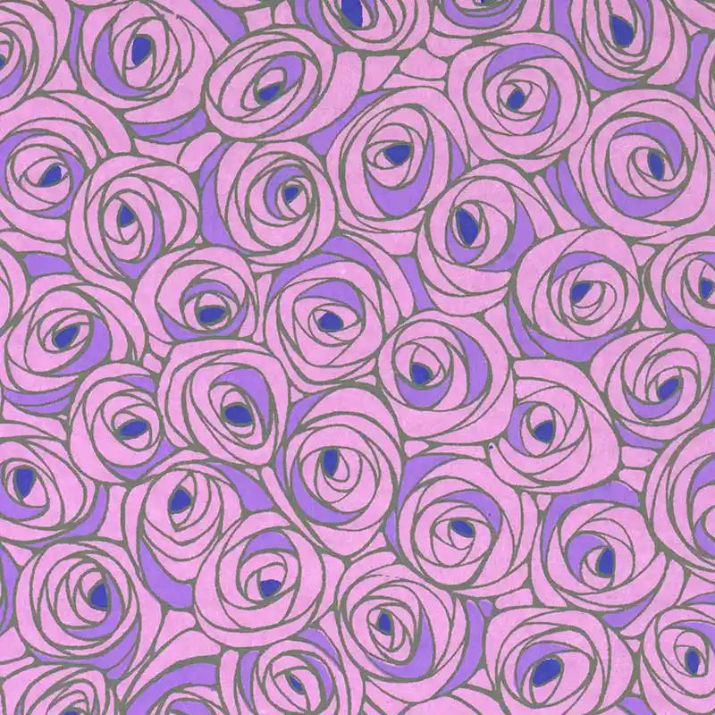 Chiyogami-Papier-floral-376C-Blume-Pink-purple-Ausschnitt-3