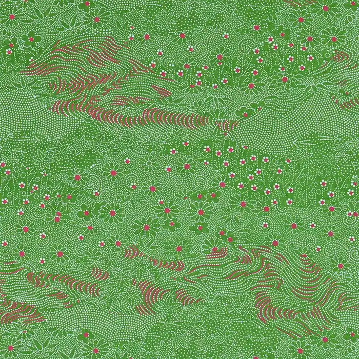 Chiyogami-Papier-floral-512C-Wiese-weisse-bluemchen-rosa-gruen-Ausschnitt-1