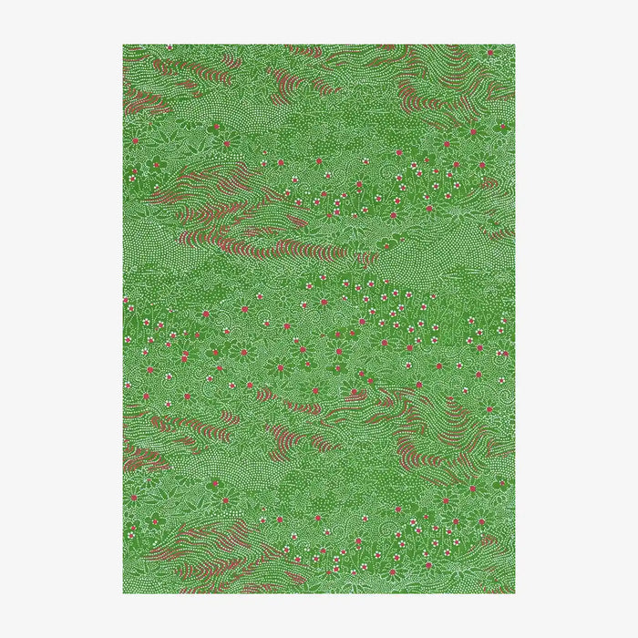 Chiyogami-Papier-floral-512C-Wiese-weisse-bluemchen-rosa-gruen-Ausschnitt-2