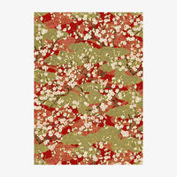 Chiyogami-Papier-floral-697C-Sakura-auf-goldenen-Wolken-Ausschnitt-2