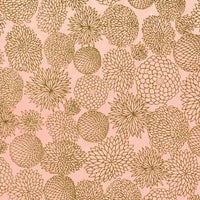 Chiyogami-Papier-floral-903C-Chrysathemen-gold-Pink-Ausschnitt-1